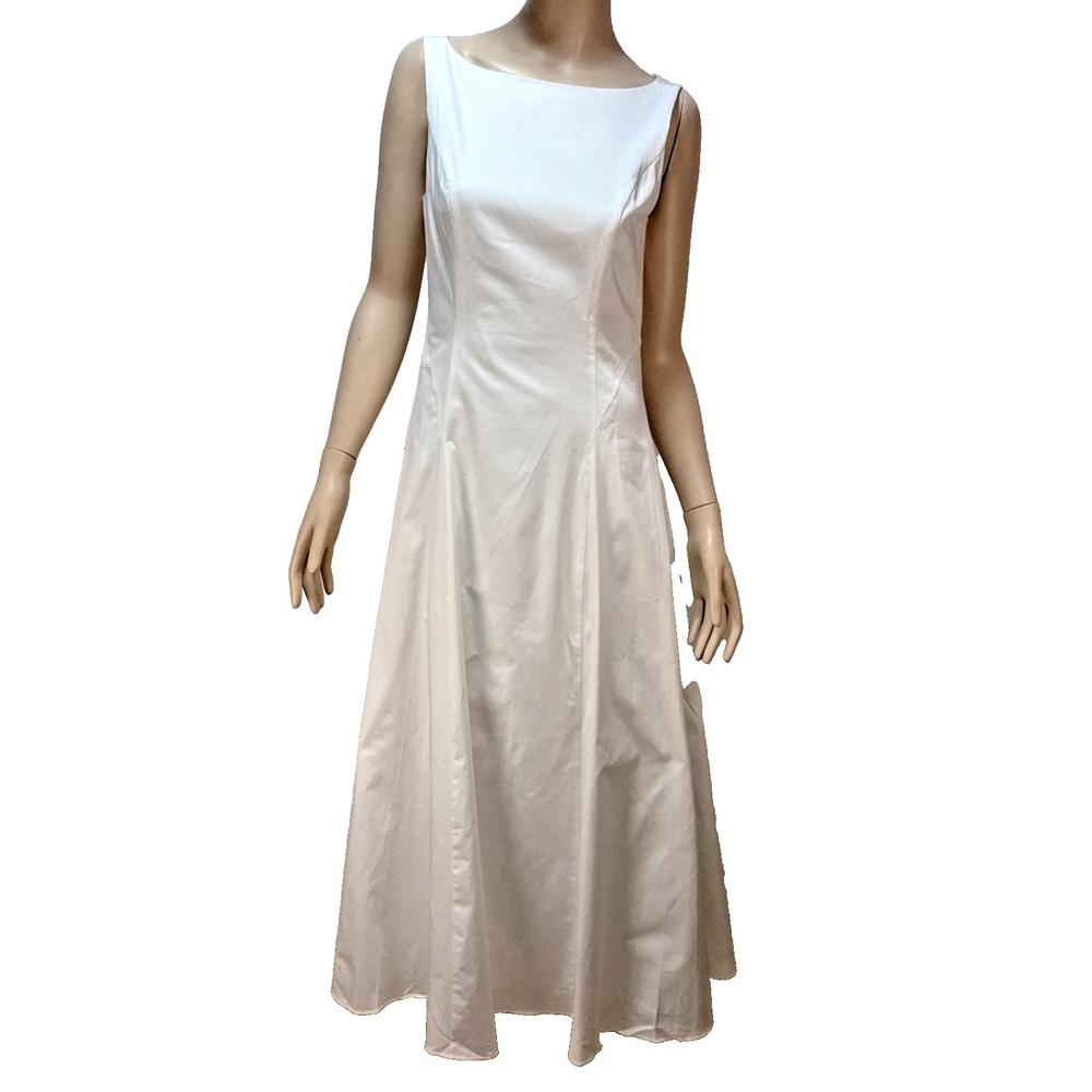 Favorite Daughter The Catherine Maxi Dress Size S Bright White Cotton Sleeveless